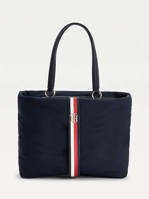 Tommy Hilfiger Bags Clearance Online - Womens Signature Monogram Tote ...